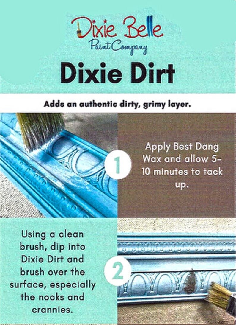Dixie Belle Dirt - Same Day Shipping - Chalk Mineral Paint finish - As –  Belle & Beau 850